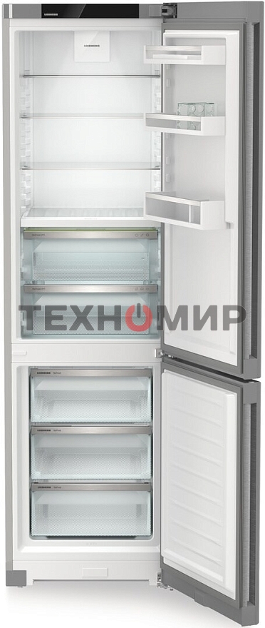 Холодильник Liebherr CBNsdc 573i-22 серебристый двухкамерный 266/94л морозилка снизу, No Frost