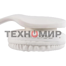 Гарнитура накладные Hyundai H-HP104 белый