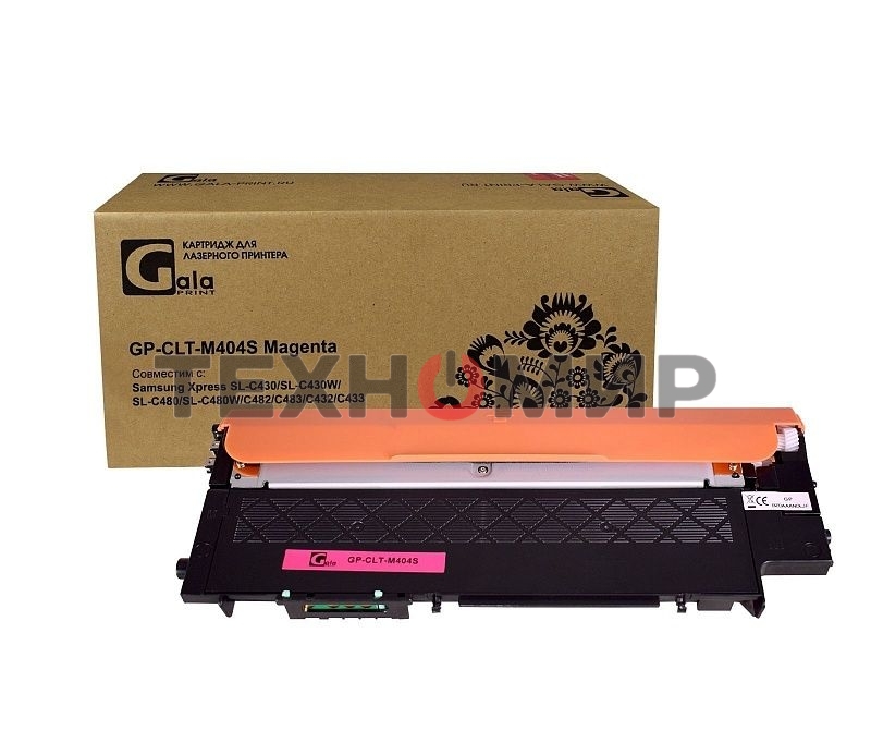 Картридж лазерный GalaPrint GP-CLT-M404S Magenta (1000 стр) для Samsung Xpress SL-C430/SL-C430W/SL-C480/SL-C480W/C482/C483/C432/C433