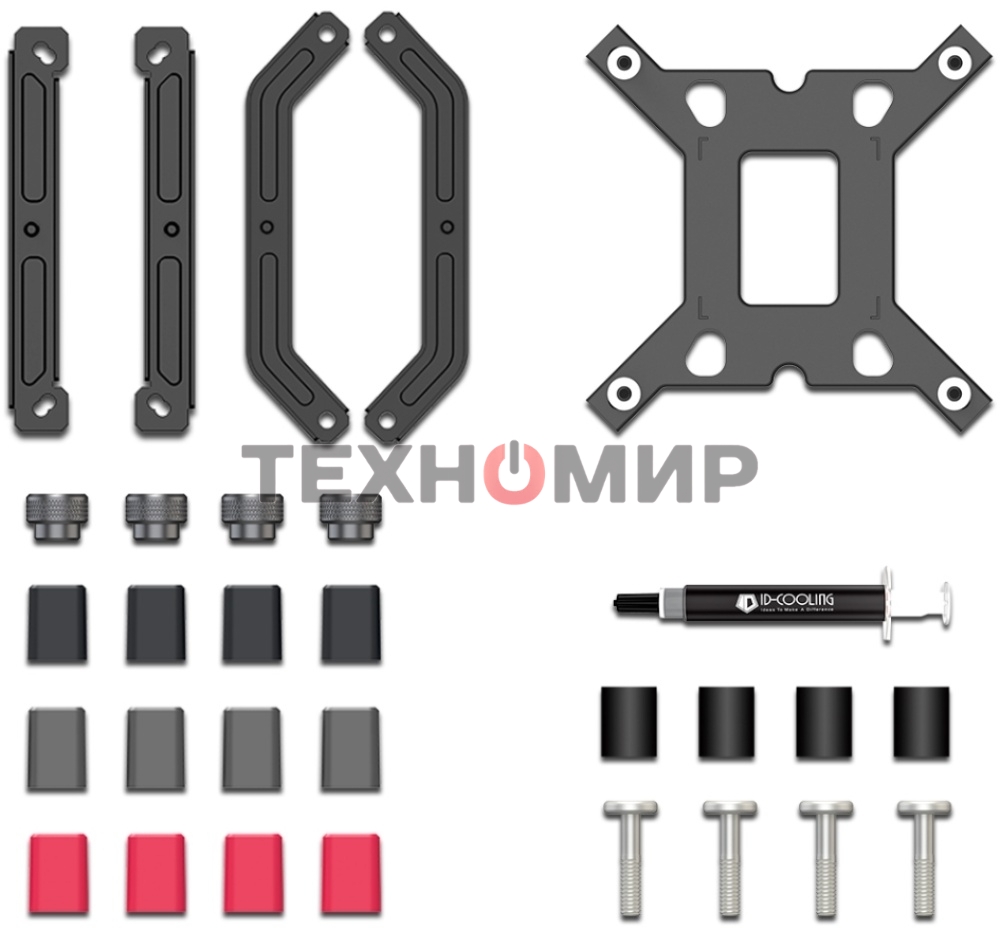 Кулер Cooler ID-Cooling FROZN A400 ARGb черный 92мм алюминий+медь 2200rpm 25.8db 4-pin 180W 123мм