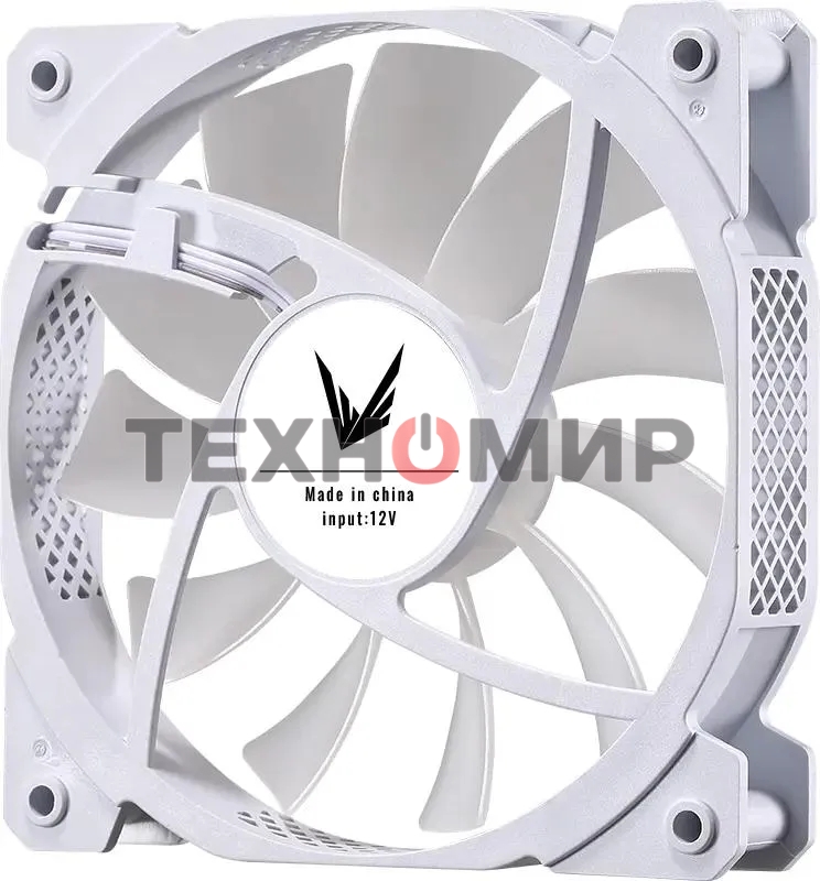 Вентилятор для корпуса Aerocool/Formula Cosmic 12WH FR RGb белый, 120 мм, 1100 об/мин, 22.3 дБ, 4 pin