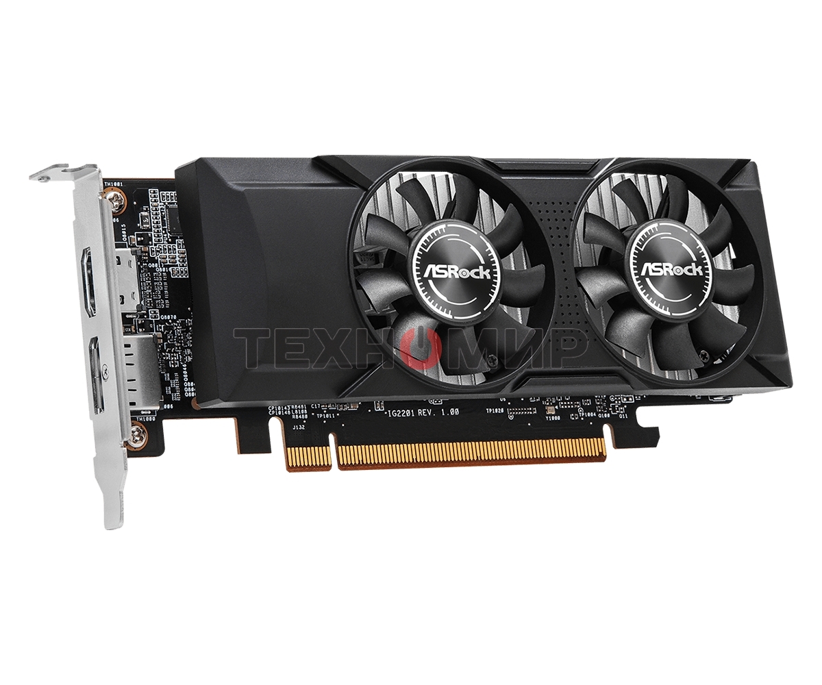 Видеокарта ASRock A310 LP 4G INTEL ARC A310 4Gb 64bit GDDR6 2000/15500 HDMIx1 DPx1 HDCP Ret low profile