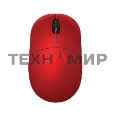 Мышь проводная Qumo Simple Office M92 красный, 1000 dpi, USB, кнопки - 3
