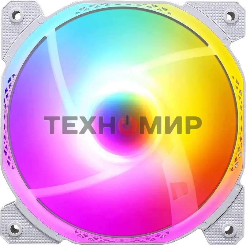Вентилятор для корпуса Aerocool/Formula Cosmic 12WH FR RGb белый, 120 мм, 1100 об/мин, 22.3 дБ, 4 pin
