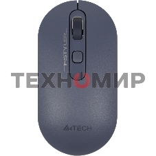 Мышь беспроводная A4Tech Fstyler FG20 пепельный/синий, 2000 dpi, радиоканал, USB, кнопки - 4
