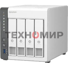 Сетевое хранилище NAS Qnap D4 (REV. C) 4-bay настольный Cortex-A55 RK3568B2