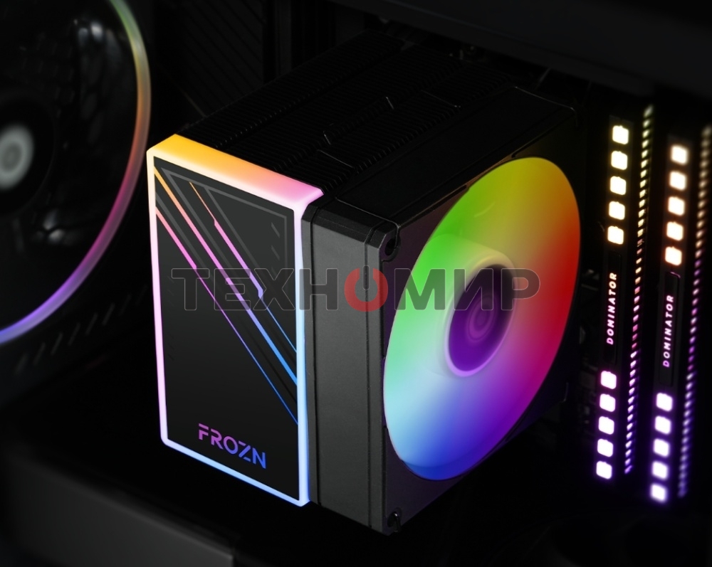 Кулер Cooler ID-Cooling FROZN A400 ARGb черный 92мм алюминий+медь 2200rpm 25.8db 4-pin 180W 123мм