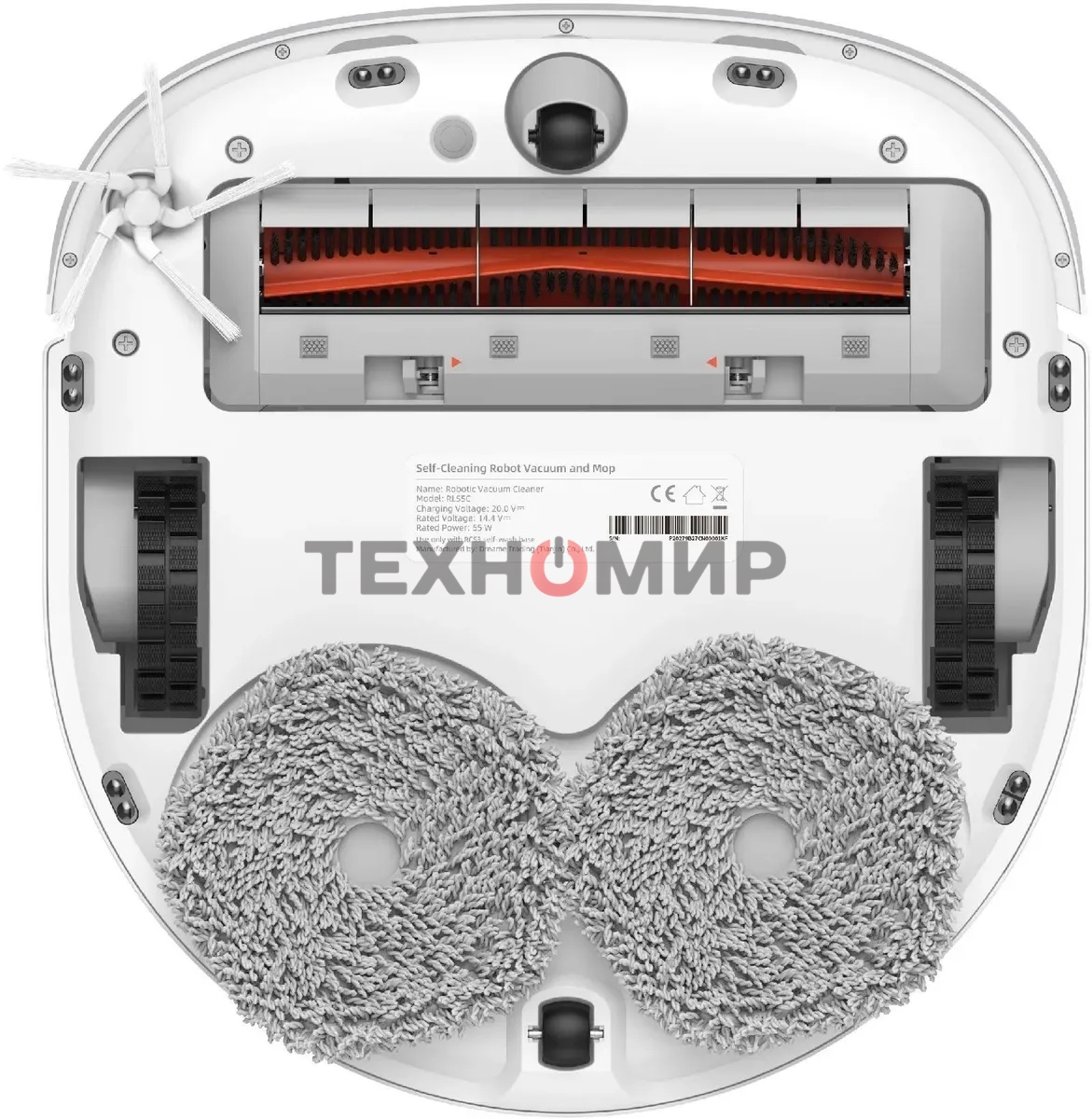 Робот-пылесос Dreame Bot W10 (RLS5C) белый, 6400 мAч Li-Ion, уборка влажная/сухая, пылесборник контейнер 0.45 л