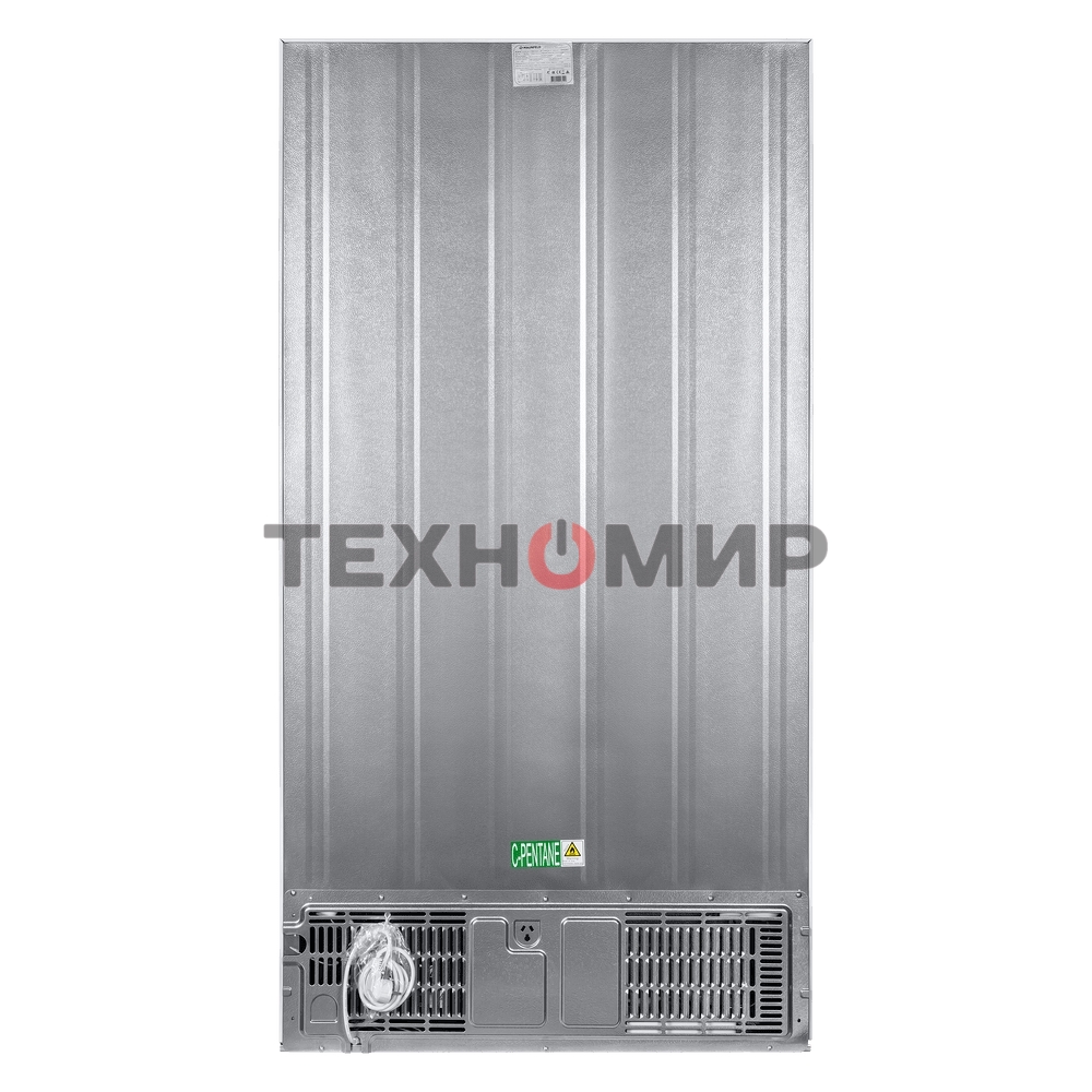 Холодильник Maunfeld MFF177NFWE белый двухкамерный 263/170л морозилка сбоку, No Frost, Side by Side