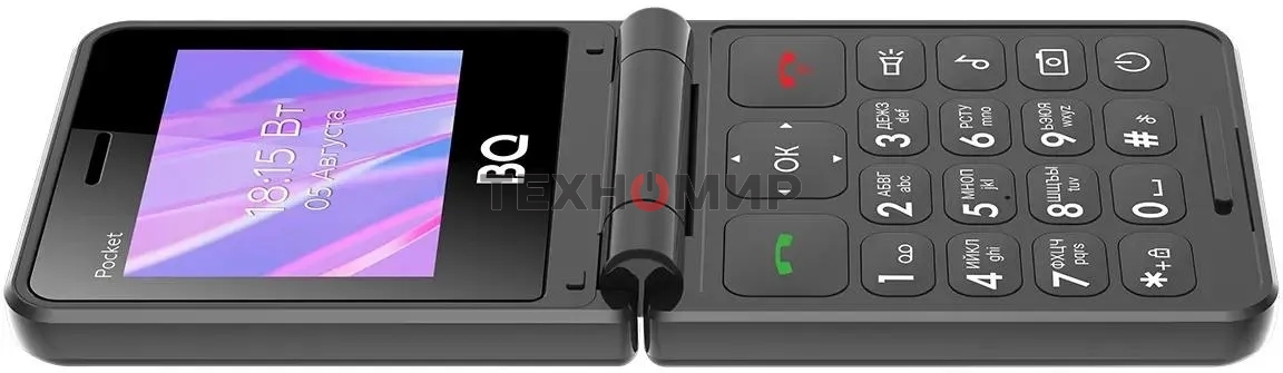Мобильный телефон BQ 2456 Pocket черный