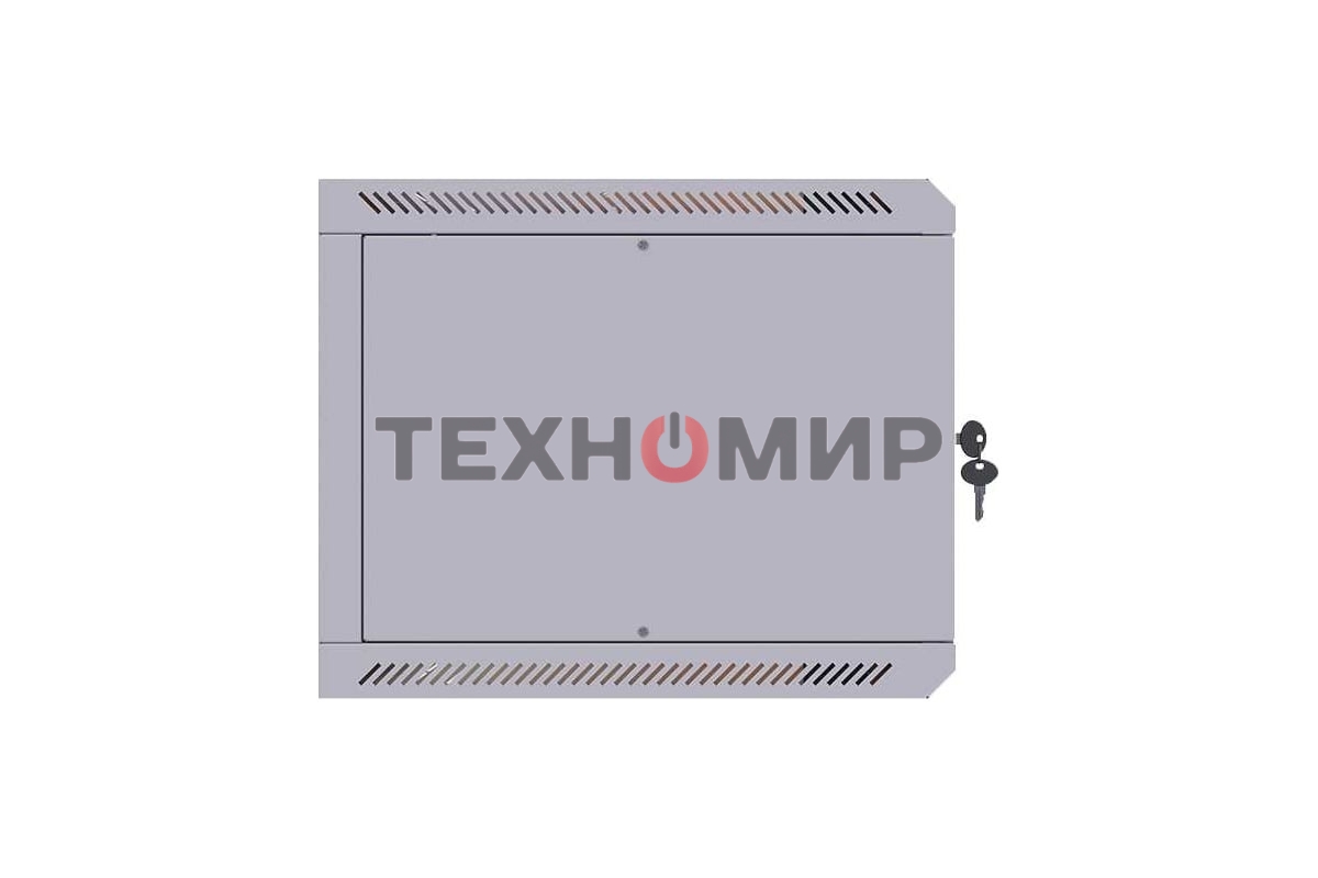 Шкаф коммутационный Suprlan (05-1093) настенный 12U 600x450 мм пер. дв. стекл направл. под закл. гайки 70 кг RAL 7035 385 мм 19 кг 500 мм