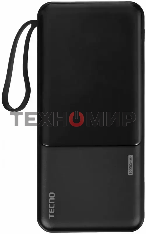 Портативный аккумулятор Tecno OnGO L101 10000mAh 12W 2.4A 2xUSB-A/USB-C черный