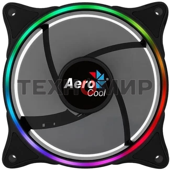 Вентилятор для корпуса Aerocool/Formula Eclipse 12 черный, 120 мм, 1200 об/мин, 19.8 дБ, 6 pin