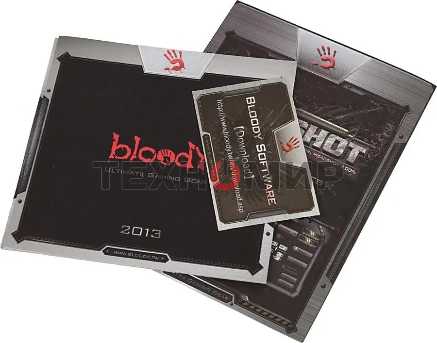 Мышь проводная A4Tech Bloody V8M Max черный, 12000 dpi, USB, кнопки - 10