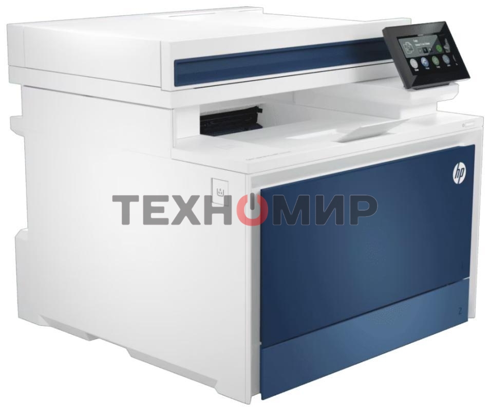 МФУ лазерное HP Color LaserJet Pro MFP 4303dw (5HH65A), A4, цветной, печ. 33 стр/мин., скан. до 44 изобр/мин. (ч/б) 35 изобр/мин. (цвет), 600x600 dpi (печать) 1200x1200 dpi (скан.), USB 2.0, Ethernet (RJ-45), Bluetooth