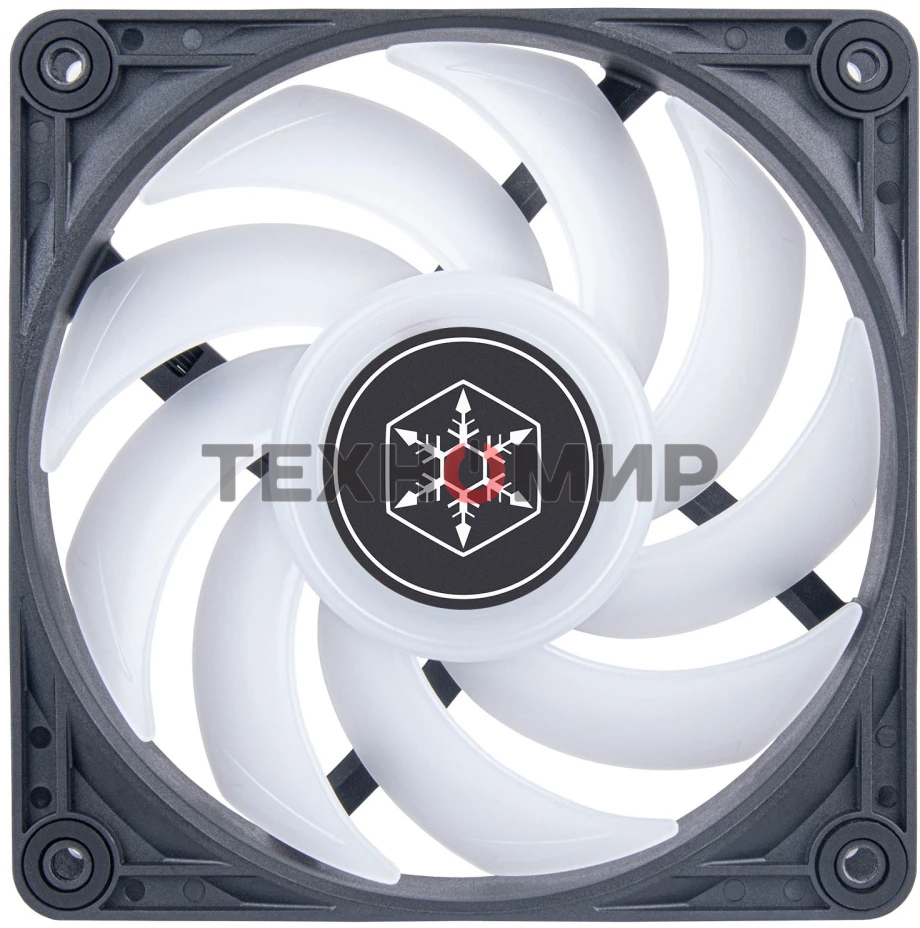 Вентилятор для корпуса Silverstone VISTA 120 ARGb черный, 120 мм, 2000 об/мин, 30.6 дБ, 4 pin