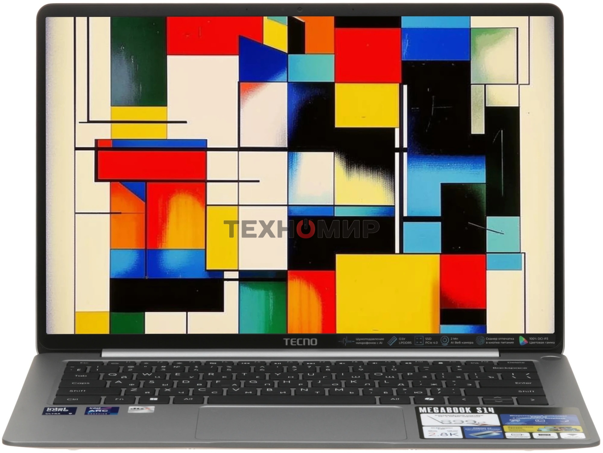 Ноутбук Tecno MegaBook S14MM Core Ultra 9 185H 32Gb SSD 2Tb Intel Arc 14