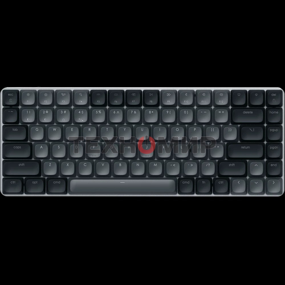 Клавиатура Satechi SM1 Slim Dark гибридная, USB Type-A, Bluetooth, радиоканал, чёрный