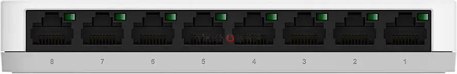 Коммутатор неуправляемый D-Link DGS-1008A/F1A с 8 портами 10/100/1000Base-T (465291)
