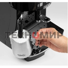 Кофемашина автоматическая DeLonghi ECAM 22.114B черный, исп. кофе - молотый/зерновой, 1.8 л, 1450 Вт, 15 бар
