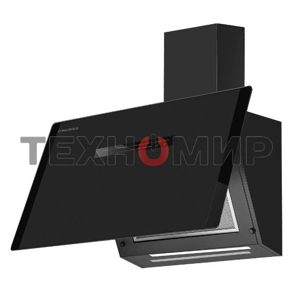 Вытяжка наклонная Maunfeld Falcon 60 Glass черная, 59.5 см, 1150 куб. м/ч, 54 дБ
