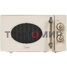 Микроволновая печь Midea MG820CJ9-I2 бежевый, 20 л, 800 Вт, переключатели - поворотный механизм