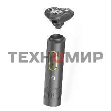 Электробритва BQ SV1002 Green-Gray. Мощность 5 Вт/Время зарядки 90 минут/Время беспроводной работы 60 минут/Влагозащита IPX6/Мытье под водой/Портативная база для зарядки