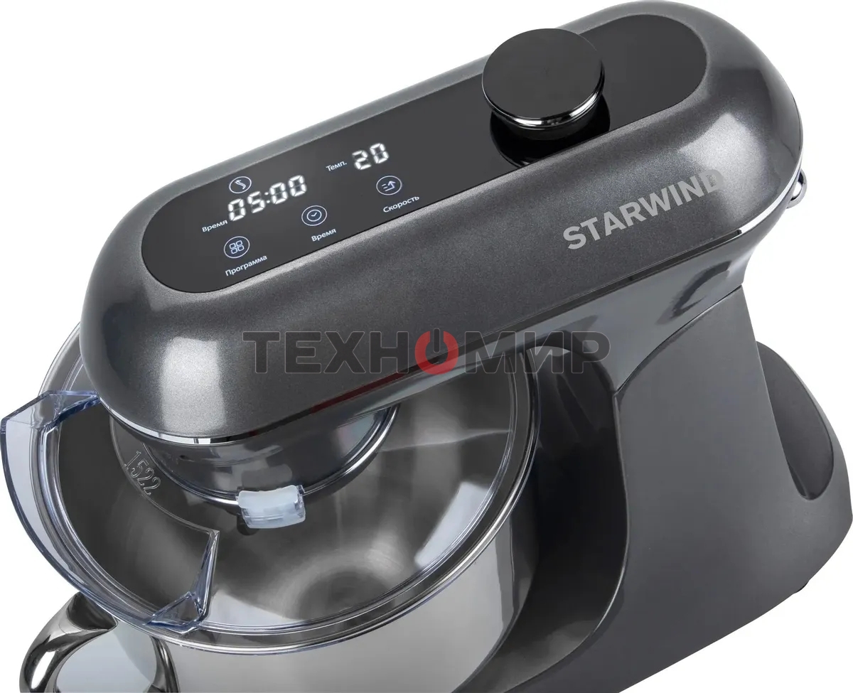 Миксер планетарный Starwind SPM4171 1200 Вт, серебристый