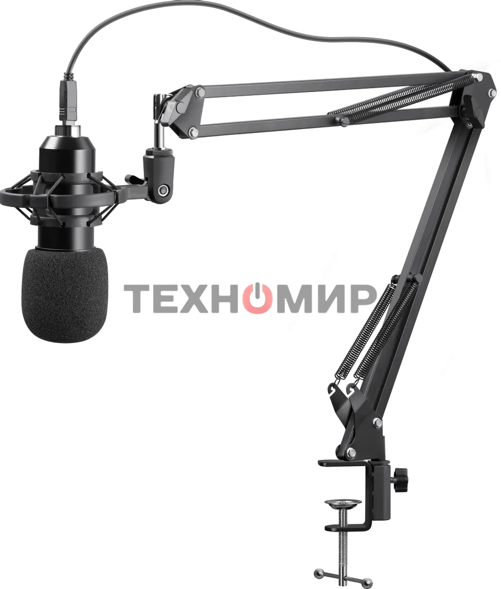 Микрофон Defender Space GMC 450 USB, стойка, провод 1.5 м