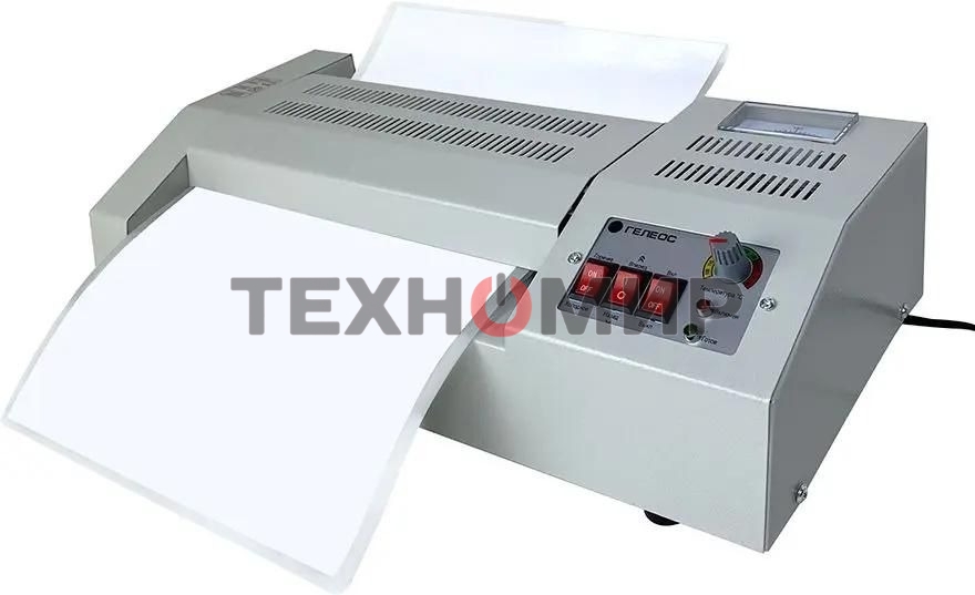 Ламинатор Гелеос ЛМ A4 Про, А4, 2х250 (пленка 60-250мкм), 620 мм/мин, 4 вала, реверс, металл. корпус, мах толщина 2мм