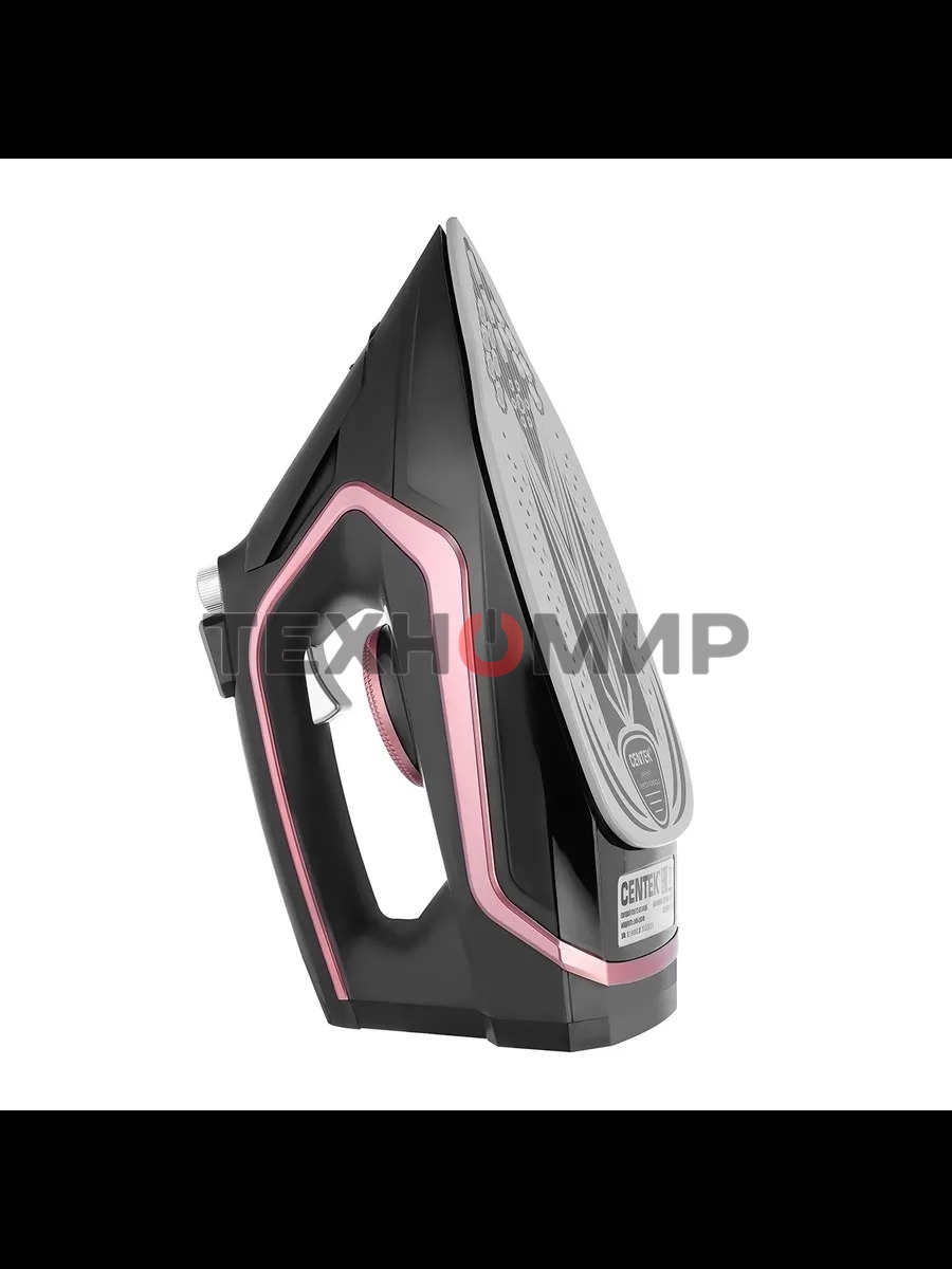 Утюг Centek CT-2313 розовый/черный, 2400 Вт, 50 г/мин, 185 г/мин, 350 мл