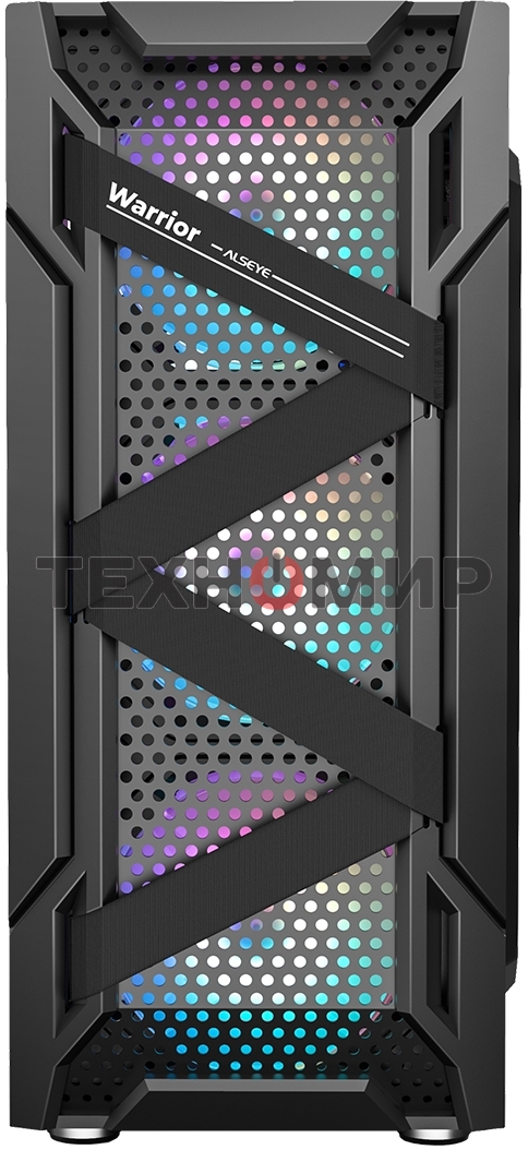 Компьютерный корпус ALSEYE Warrior-B Mini-ITX/Micro ATX/ATX, USB 2.0*2+HD Audio+USB 3.0*1, 