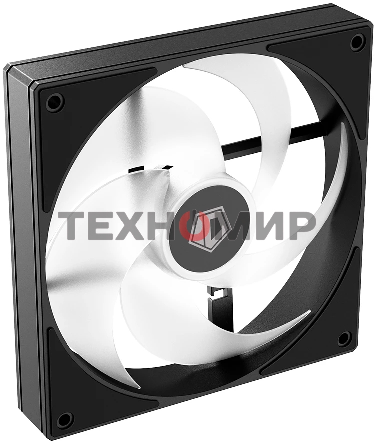 Вентилятор для корпуса ID-COOLING AS-140-ARGB-K черный, 140 мм, 1800 об/мин, 24.9 дБ, 4 pin