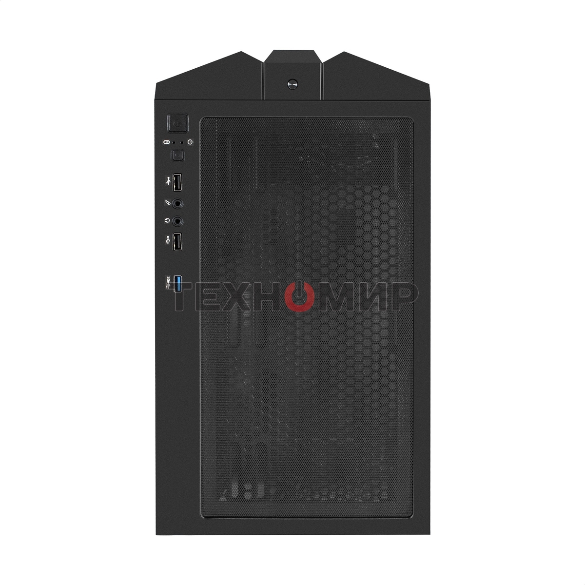 Компьютерный корпус Miditower ExeGate EVO-9205-NPX700 (ATX, БП 700NPX с вент. 12 см, с окном, 1*USB+1*USB 3.0, аудио, 3 вент. 12см с RGb подсветкой)