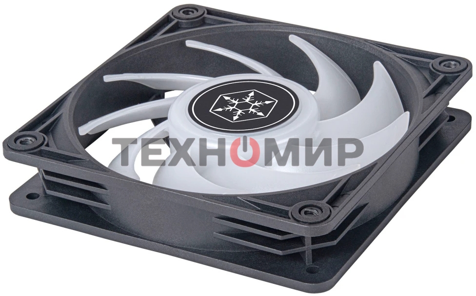 Вентилятор для корпуса Silverstone VISTA 120 ARGb черный, 120 мм, 2000 об/мин, 30.6 дБ, 4 pin