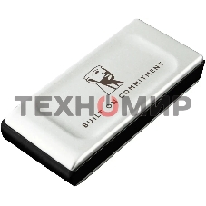 Внешний SSD Kingston XS2000, 1TB, USB 3.2 Gen 2x2 Type-C, R/W 2000/2000, серебристый