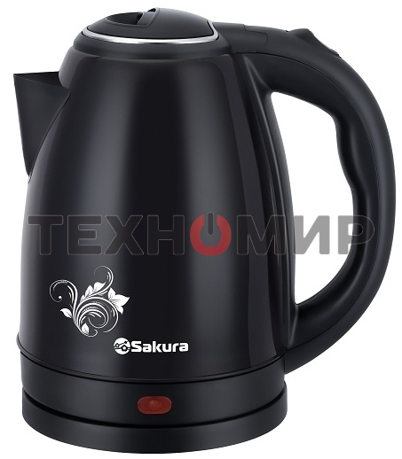 Чайник электрический Sakura SA-2134BK 1.8 л, 1800 Вт, черный