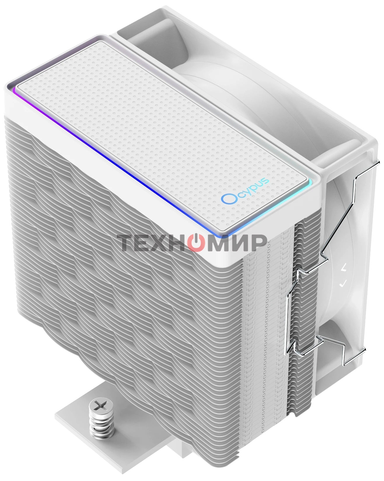 Кулер для процессора Ocypus Gaммa A40 WH ARGB Gaммa-A40-WH1AAWN00X-GL белый 100мм алюминий+медь 29,5db 4-pin 200W 133мм