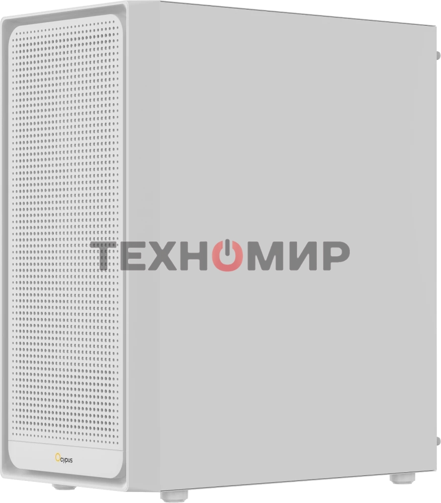 Компьютерный корпус Ocypus Gaммa C50 без БП белый (Gaммa-C50-WHG000XX-GL)