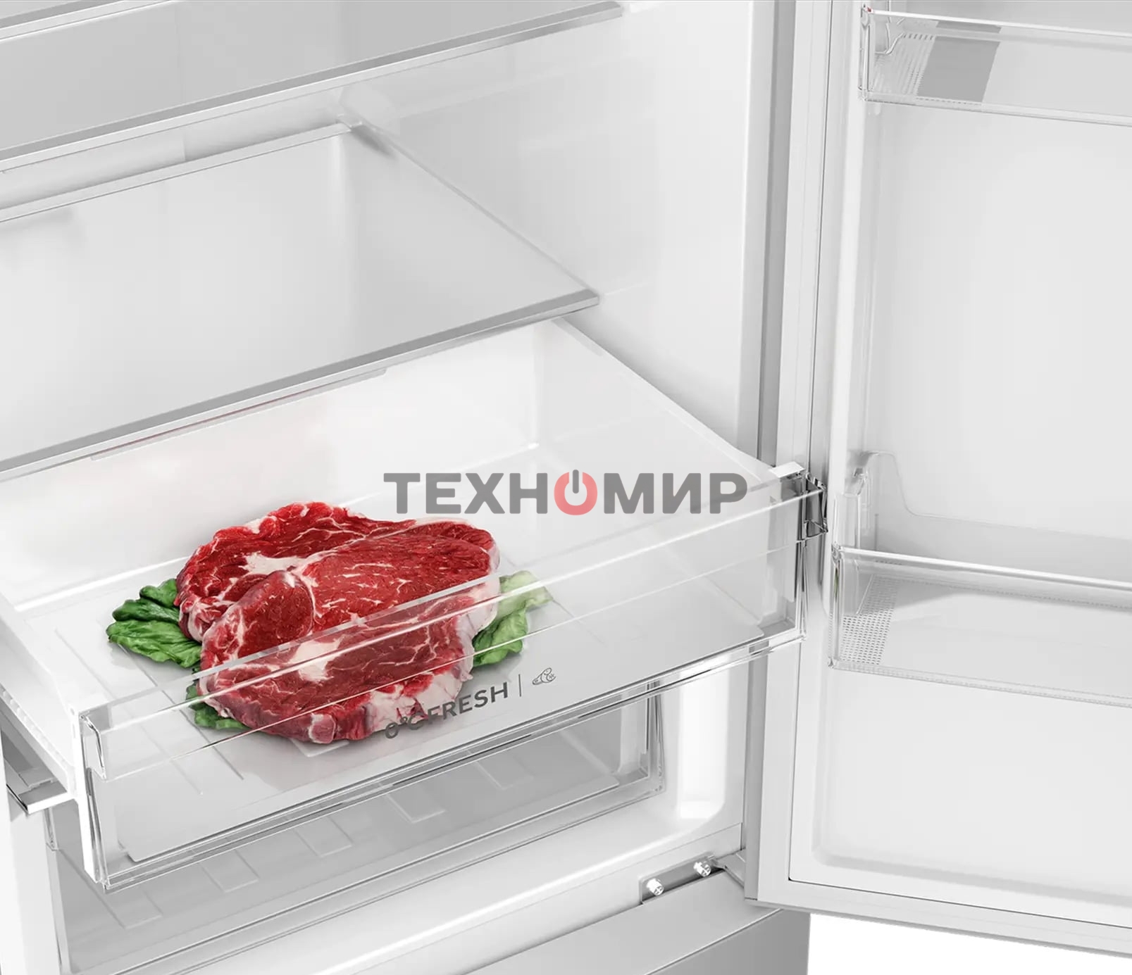 Холодильник Haier CEF536CWG белый двухкамерный 240/105 л морозилка снизу, No Frost