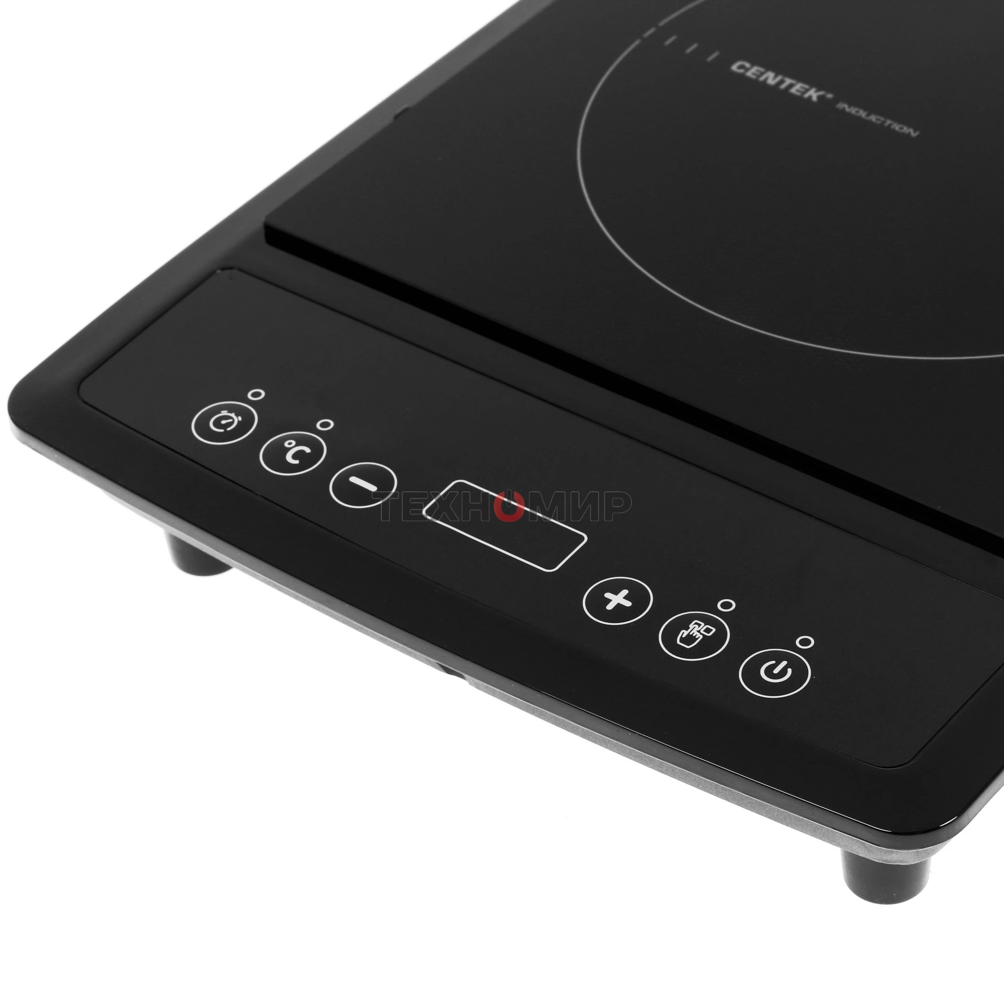 Плита настольная электрическая Centek CT-1518 чёрный, 2 кВт, индукция, конфорки - 1, стеклокерамика, сенсор