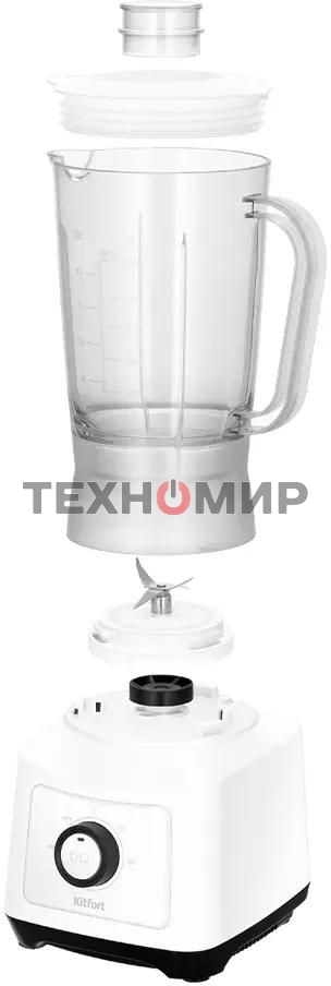 Блендер стационарный Kitfort КТ-3524 500Вт белый/черный