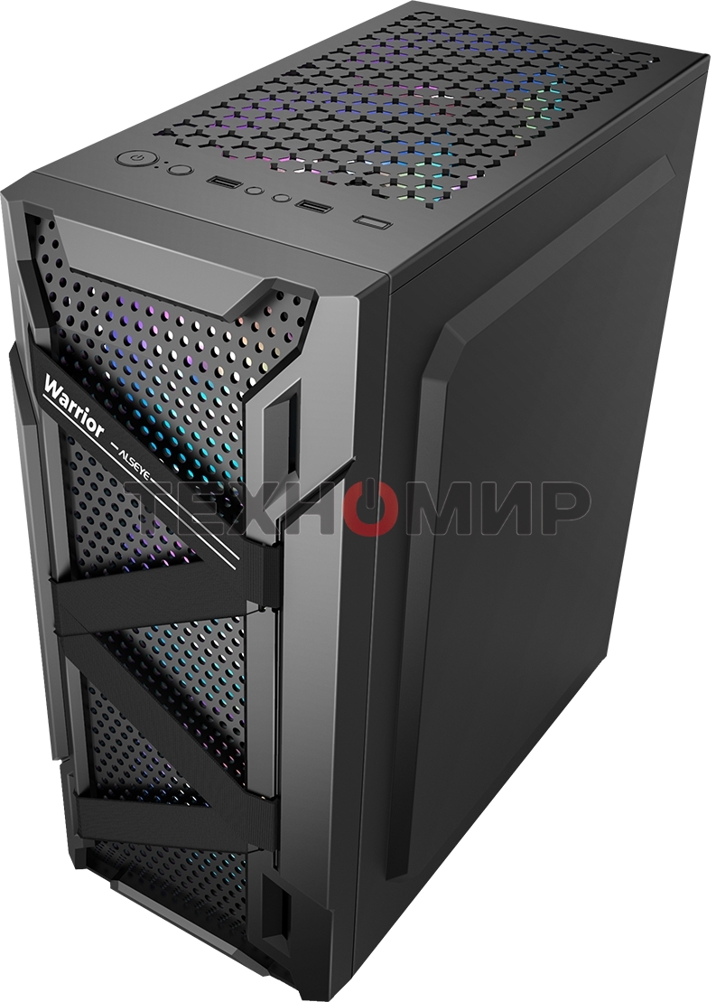 Компьютерный корпус ALSEYE Warrior-B Mini-ITX/Micro ATX/ATX, USB 2.0*2+HD Audio+USB 3.0*1, 