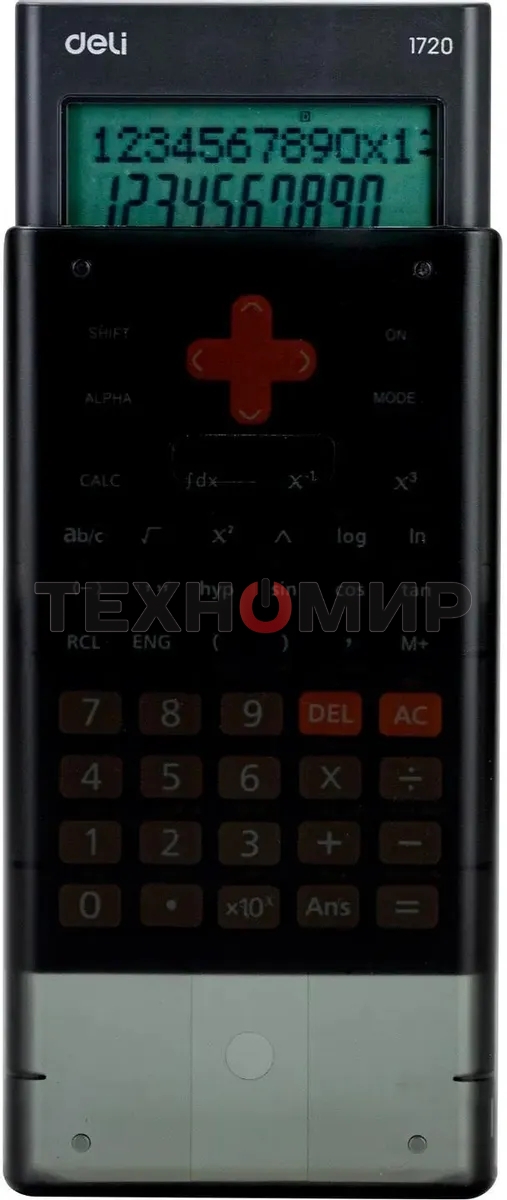 Калькулятор научный Deli E1720-black черный 12-разр.