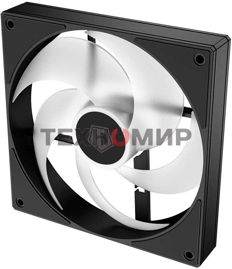 Вентилятор для корпуса ID-COOLING AS-140-ARGB-K черный, 140 мм, 1800 об/мин, 24.9 дБ, 4 pin