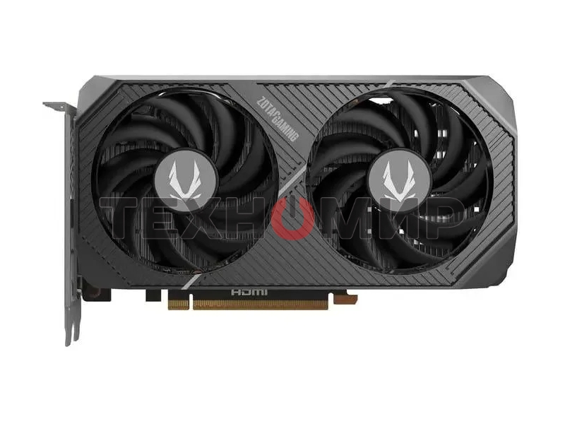 Видеокарта Zotac GeForce RTX5050 TWIN EDGE OC, NVIDIA RTX 5050, 8 ГБ GDDR6, 128 бит, PCI-e 5.0, 1xHDMI, 3xDP, 2602 МГц