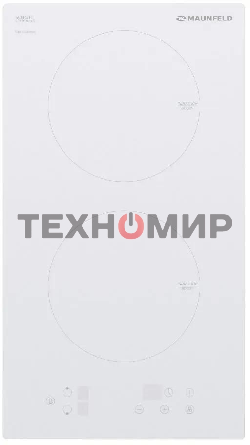 Индукционная варочная панель Maunfeld EVI.292-WH, конфорок: 2 шт., закаленное стекло, независимая, белый
