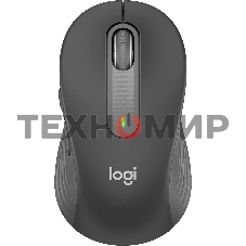 Мышь беспроводная Logitech Signature M650 графитовый, 4000 dpi, радиоканал, Bluetooth, USB, кнопки - 5