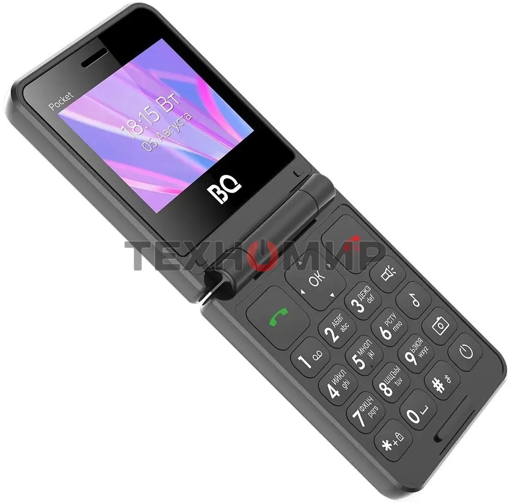 Мобильный телефон BQ 2456 Pocket черный