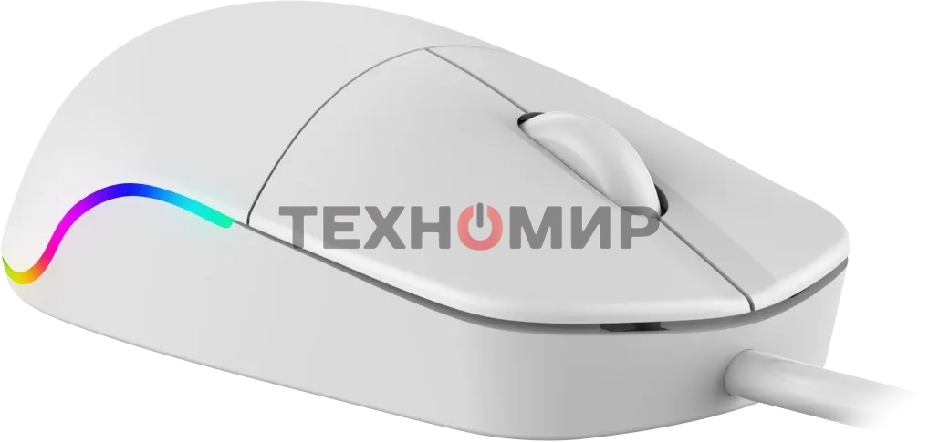 Мышь проводная Defender Azora MB-241 белый, 1200 dpi, USB, кнопки - 3